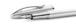 Fountain pen Jazz Noble Elegance P36 Silver CloseUp Jazz FH CloseUp offen Silver PIM MAM web