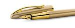 Fountain pen Jazz Noble Elegance P36 gold CloseUp Jazz FH CloseUp offen Gold PIM MAM web