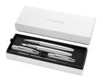 Writing instrument set R P36 Jazz Noble Elegance Silver in G25 case G25 Etui Jazz NE FH RO Silber PIM MAM web