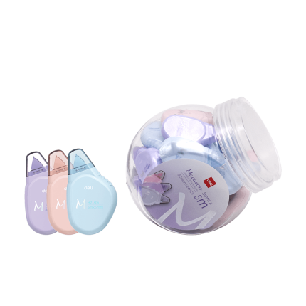 DELI ΒΙΤΡΙΝΑ ΓΕΜ. ΤΑΙΝΙΑ ΔΙΟΡΘ. 5mmx5m MACARON EH21606 24Τ