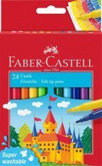 554202_Castle Felt tip pens cardboard box of 24