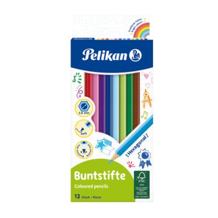 Colored pencils, hexagonal, 12 pieces-724005_Buntstifte_Hexagonal_w12-web