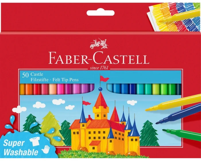 Faber Castell Μαρκαδόροι 50χρώμ. - Image 1
