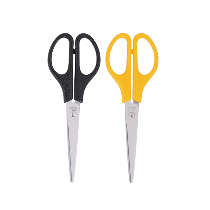 DELI ΨΑΛΙΔΙ ΓΡΑΦΕΙΟΥ ΓΙΑ ΑΡΙΣΤΕΡΟΧ. BLISTER 6 3/5 17cm E0603 ΑΣΣΟΡΤΙ 12Τ - Image 1