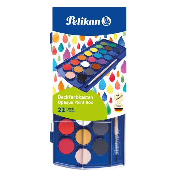 Νερομπογιές σετ 22 τμχ Pelikan & 1 πινέλο - Image 1